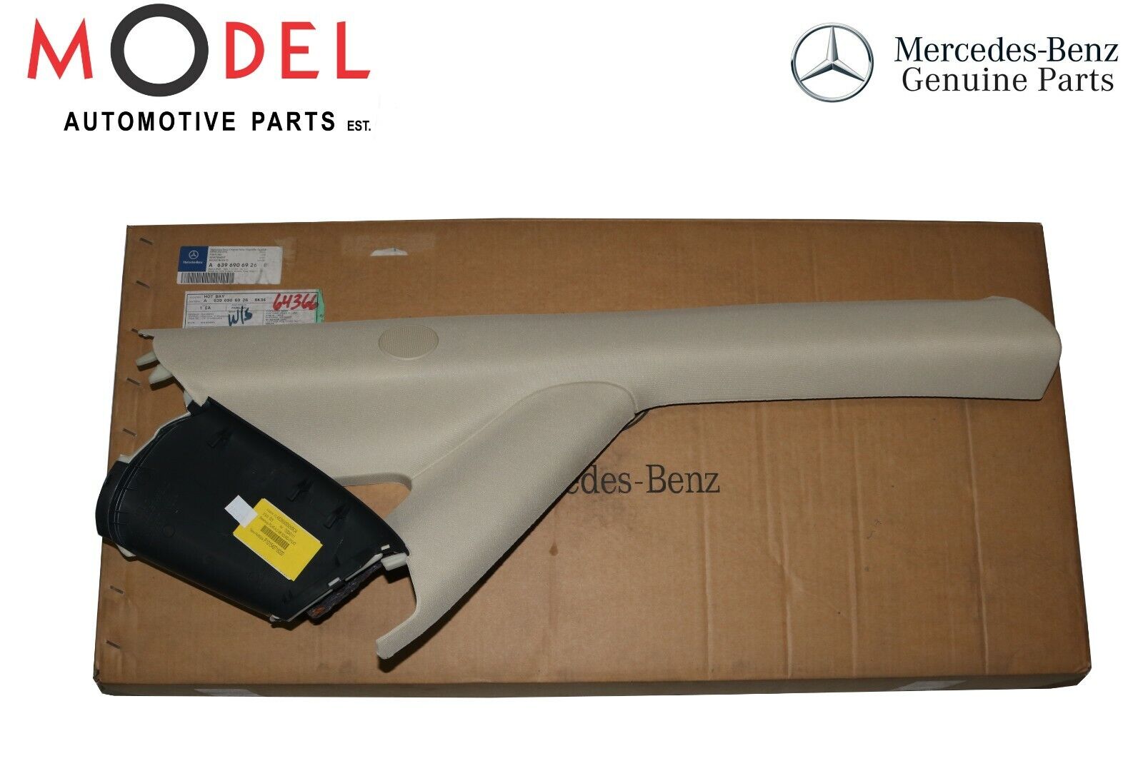 Mercedes-Benz Genuine A-Pillar Top Right Paneling 6396906926 8K34