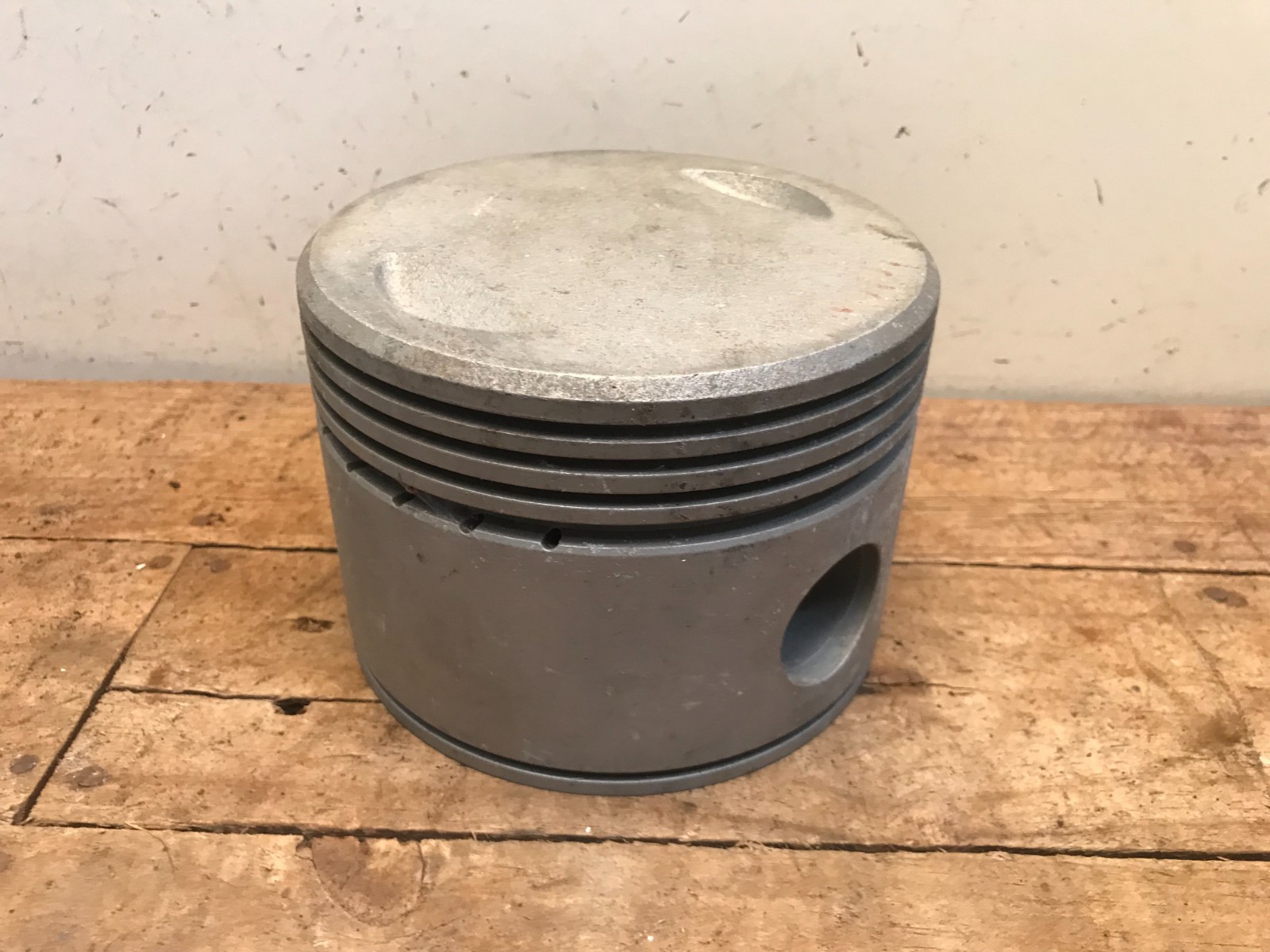 Vintage Large Aluminum Engine Piston 5 11/16 Bore Industrial Marine Tractor