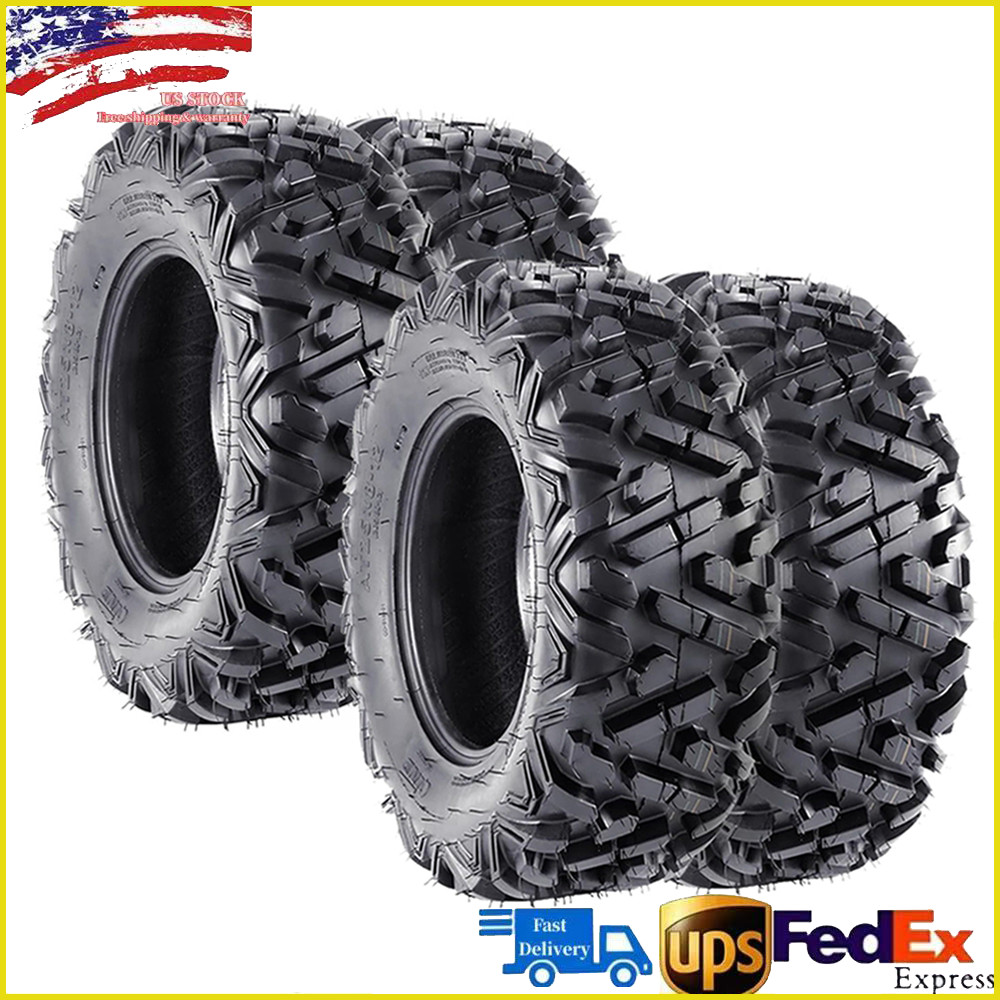 4Pcs 26x11-14 26x9-14 6Ply ATV UTV Tires 26x11x14 26x9x14 All Terrain Mud Tires 4Pcs 26x11-14 26x9-14 6Ply ATV UTV Tires 26x11x14 26x9x14 All Terrain Mud Tires