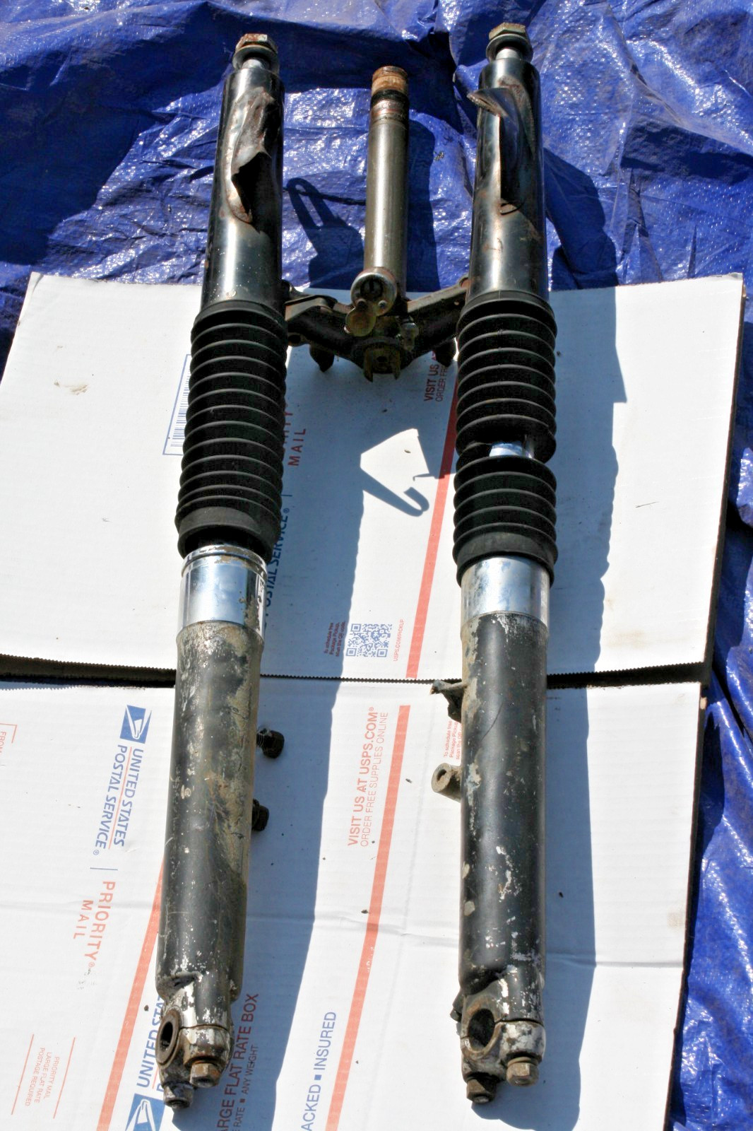 1966-67 HONDA CL 160 OEM FRONT FORKS (SEE BELOW) 1966-67 HONDA CL 160 OEM FRONT FORKS (SEE BELOW)