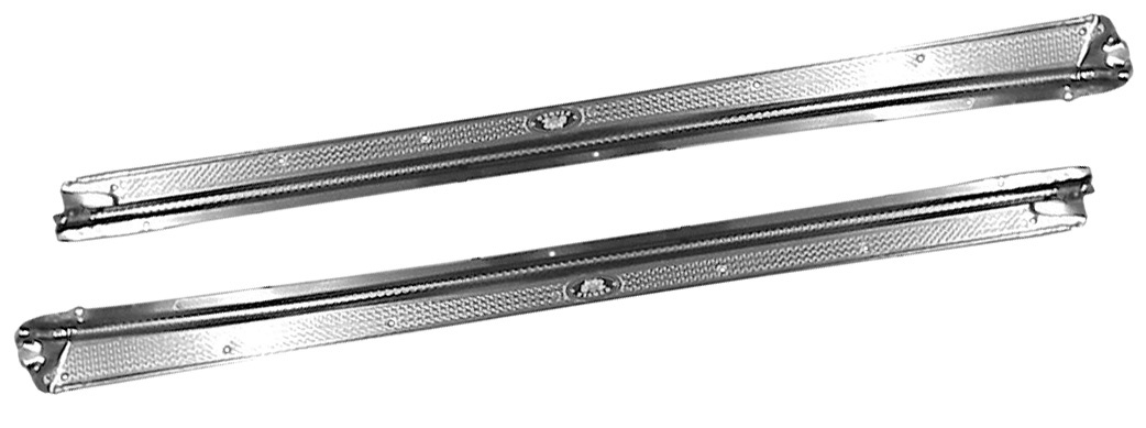 1953 1954 CHEVROLET BEL AIR 150 210 PASSENGER CAR DOOR SILL PLATES 2 DOOR *