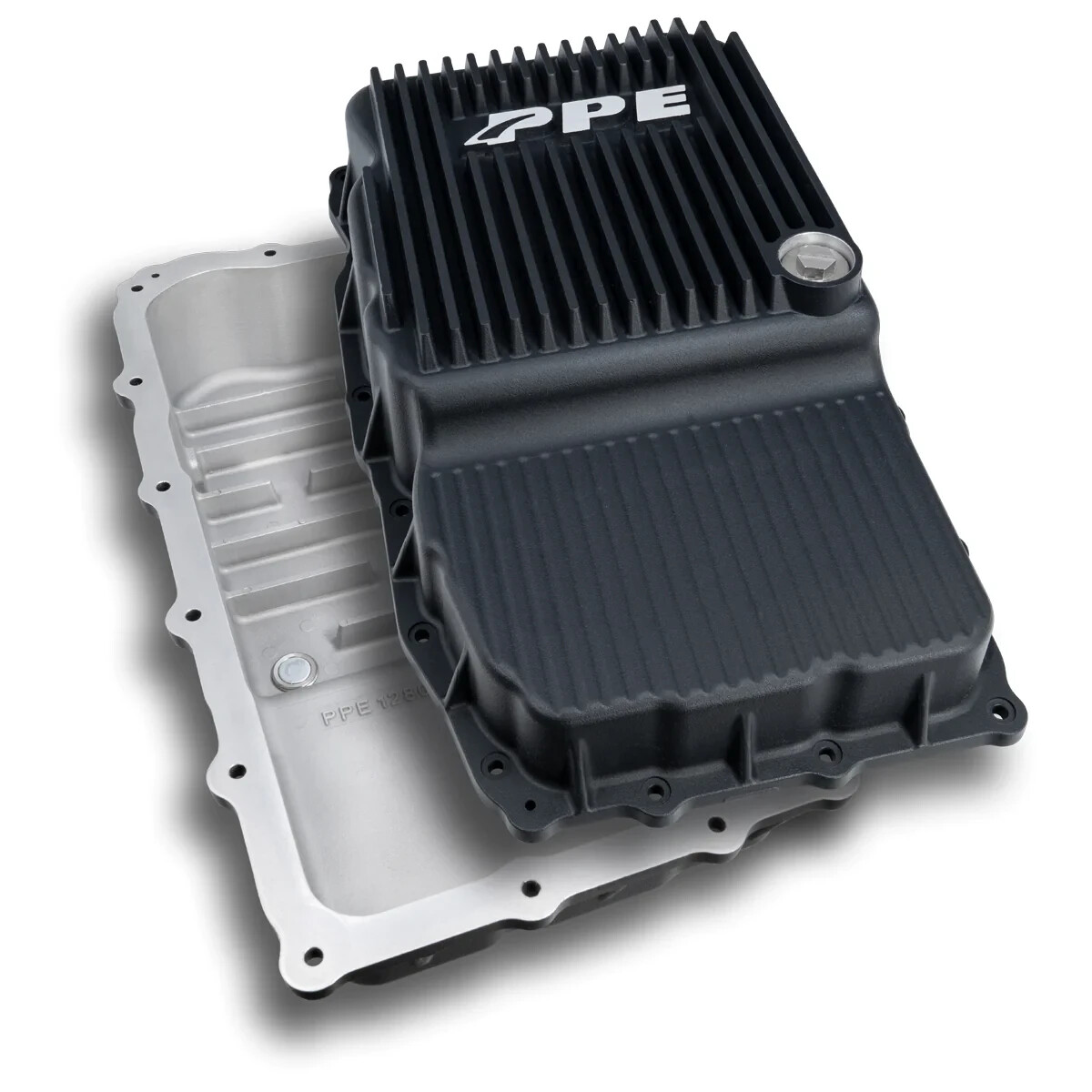PPE Heavy-Duty Deep Cast Aluminum Black Transmission Pan For 19-26 GM w/ 10L80
