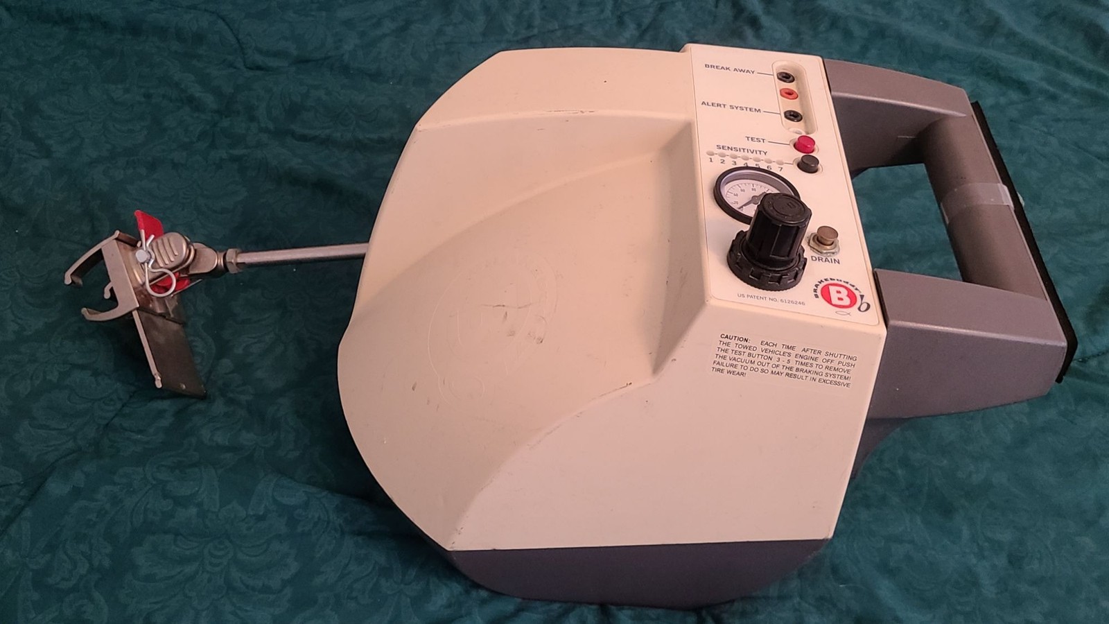 BrakeBuddy Portable Supplemental Braking System for Towed Vehicles 