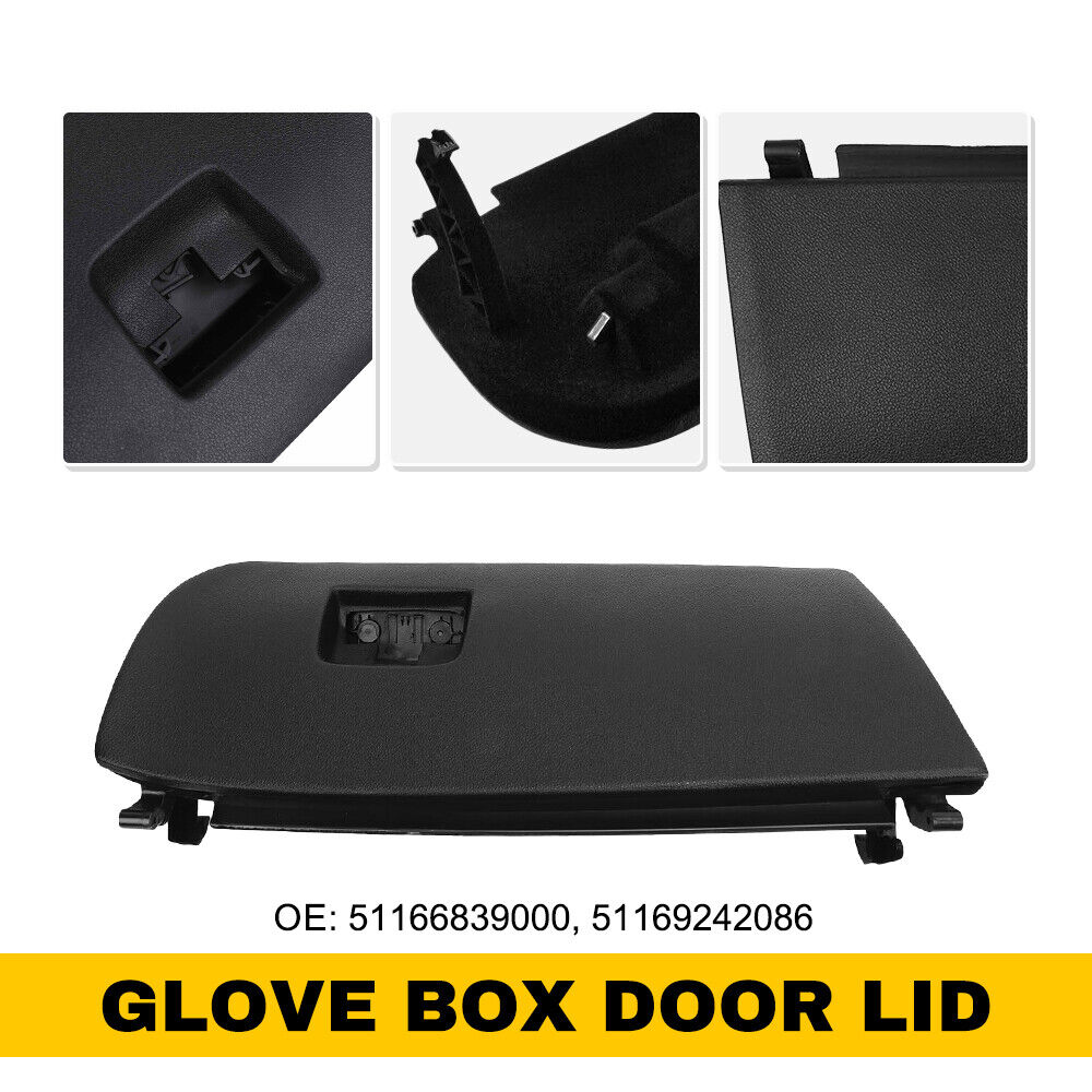 Dash Glove Box Door Lid Cover for X3 BMW F25 2011-2017 No.51166839000 Black