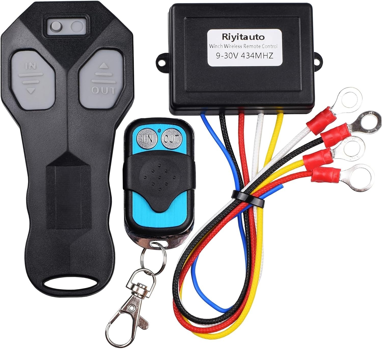 Riyitauto Wireless Winch Remote Control Black-dump trailer wireless remote Riyitauto Wireless Winch Remote Control Black-dump trailer wireless remote