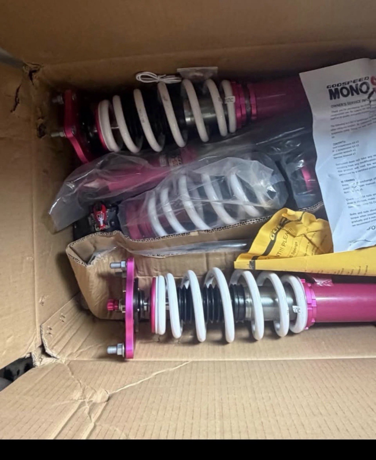MonoSS Coilover Lowering Kit ADJUSTABLE Damping For HONDA CR-V