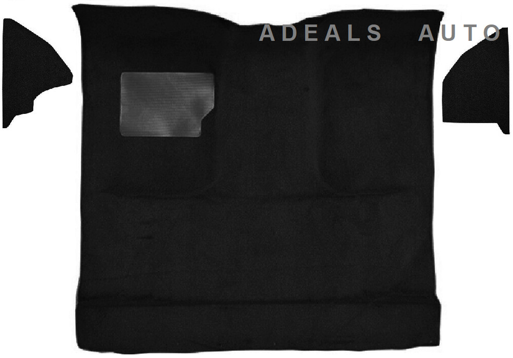 ACC 75-79 F100 F150 STD CAB 2WD AUTO MOLDED BLACK CARPET RUG + KICK PANEL CARPET