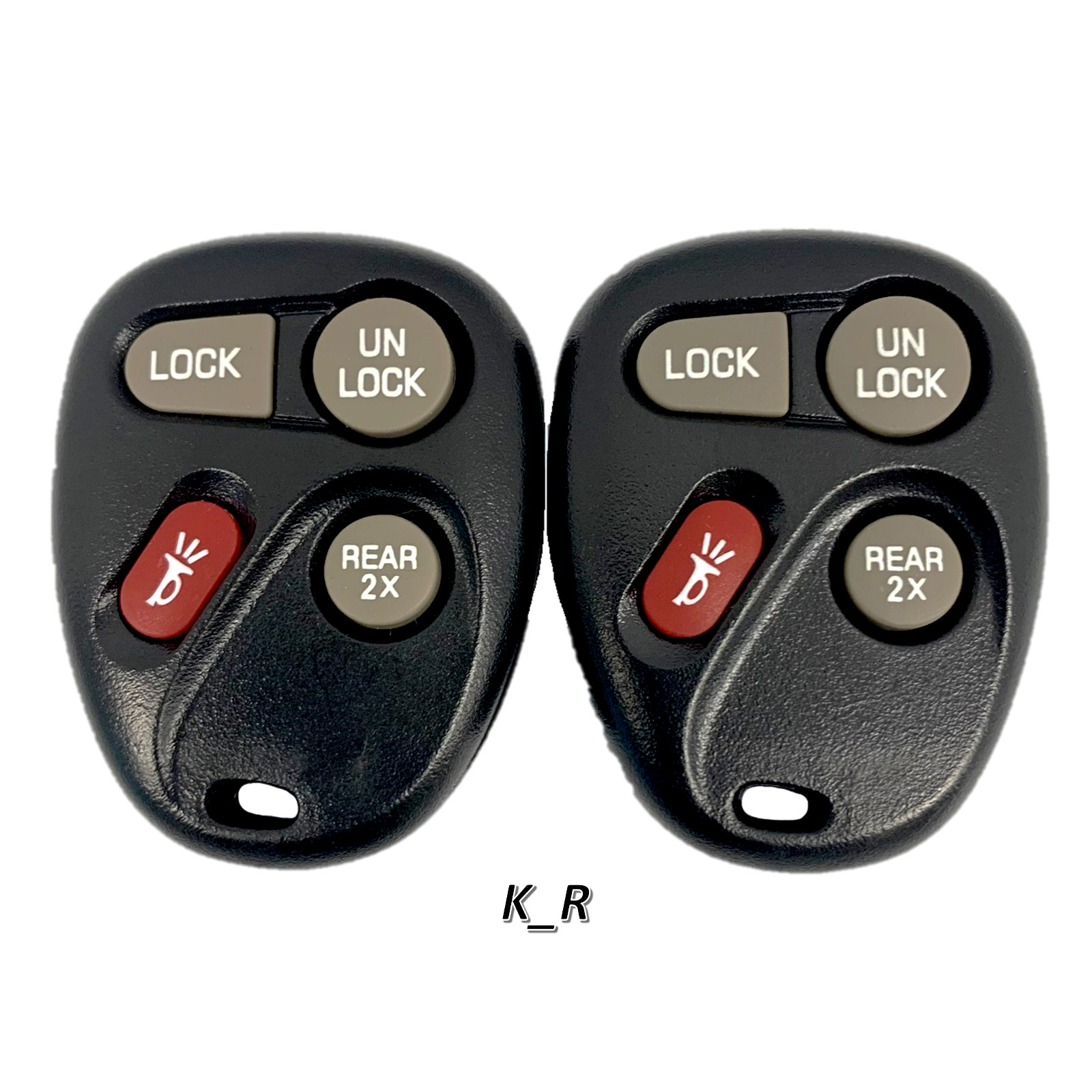 1996 - 2002 Chevrolet Camaro Replacement Keyless Remotes 4B Rear 2X ABO1502T