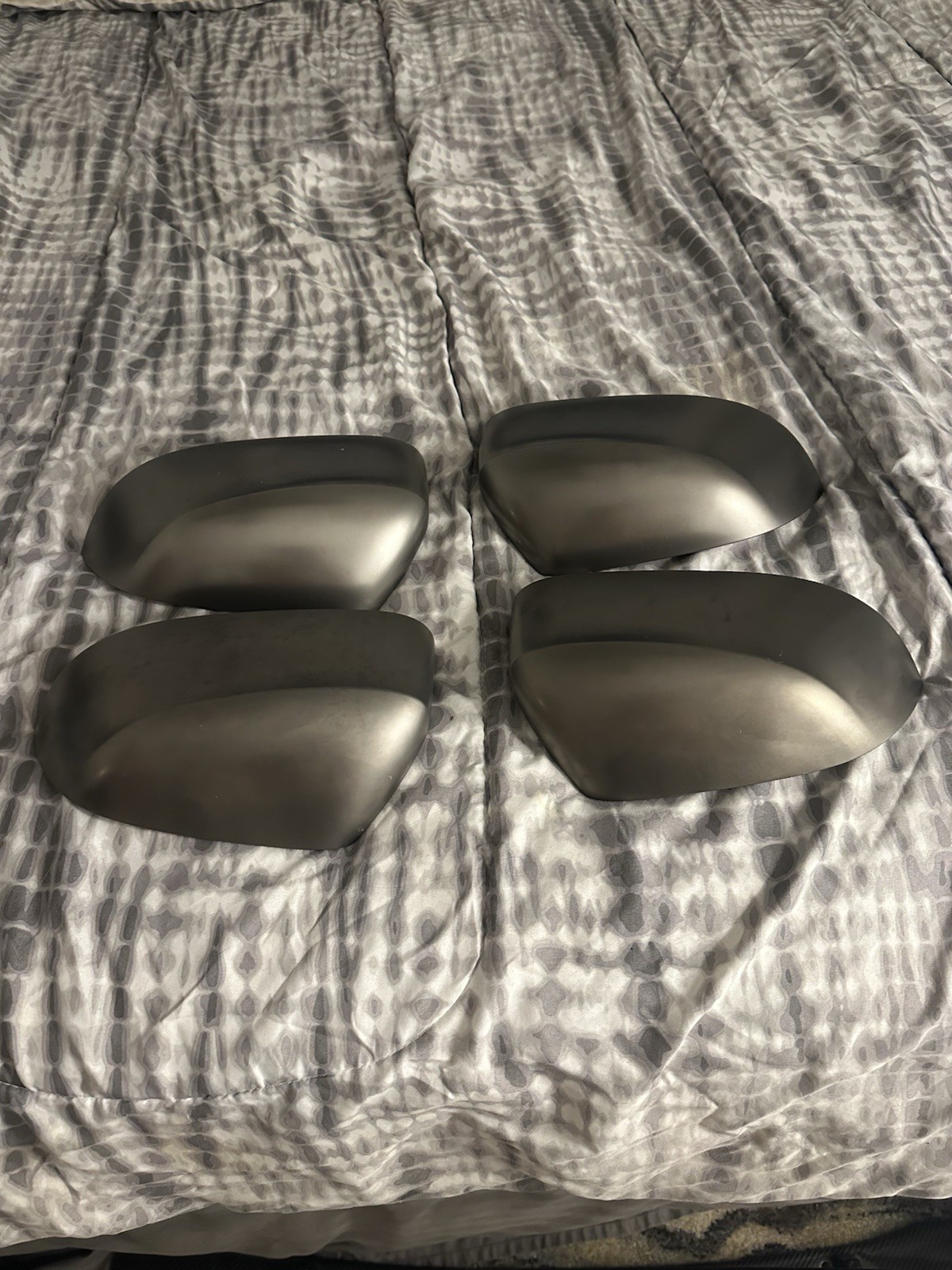 BMW X3 Matte Black Side Mirror Cover Caps - 2 Sets- OEM Exterior Replacement