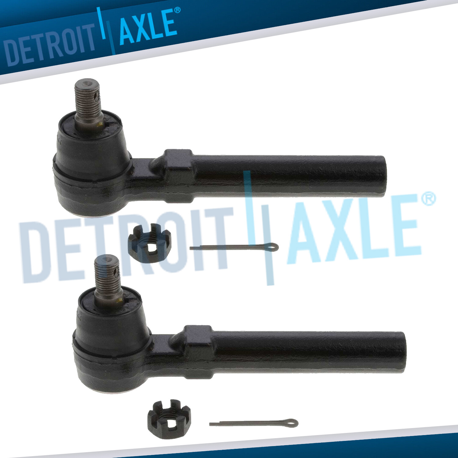 Pair (2) Front Outer Tie Rod Ends for 1984 - 1990 1991 1992 Lincoln Mark VII