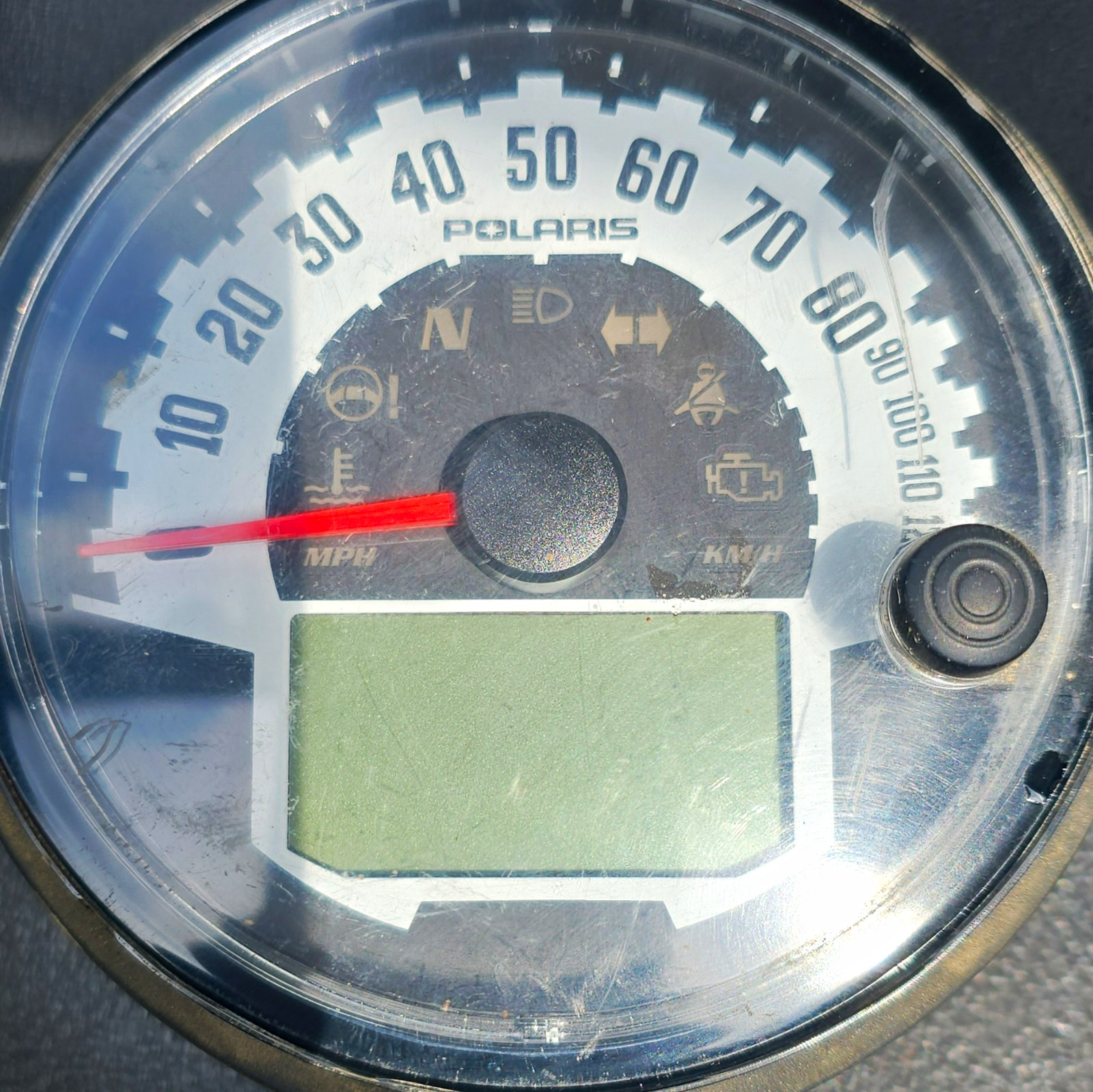 12 POLARIS RZR 800 S GAUGE CLUSTER TACH SPEEDO METER 971 MILES OEM STOCK  #3429