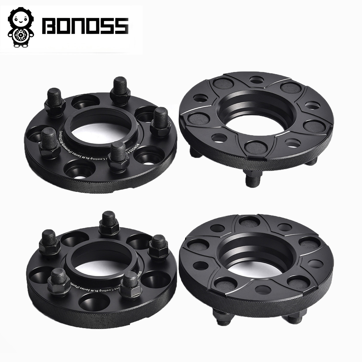 4pc 15mm 20mm HubCentric BONOSS 5Lug 5x115 Wheel Spacers for Dodge Charger 2006+