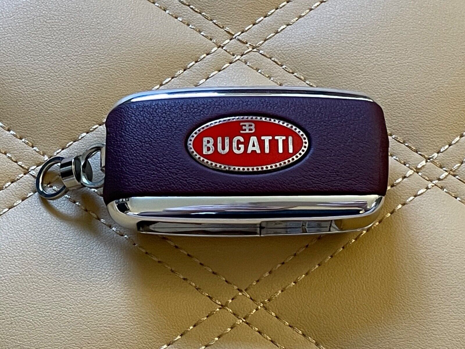 Bugatti Veyron Leather Ignition Key Own a Piece of the legend Collector Item 