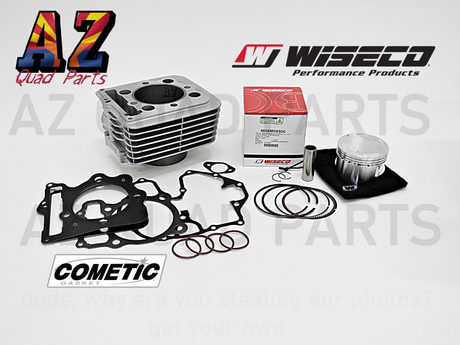 Honda XR400 XR400R XR 400 Top End Rebuild Repair Kit 10:1 Wiseco Piston Gaskets