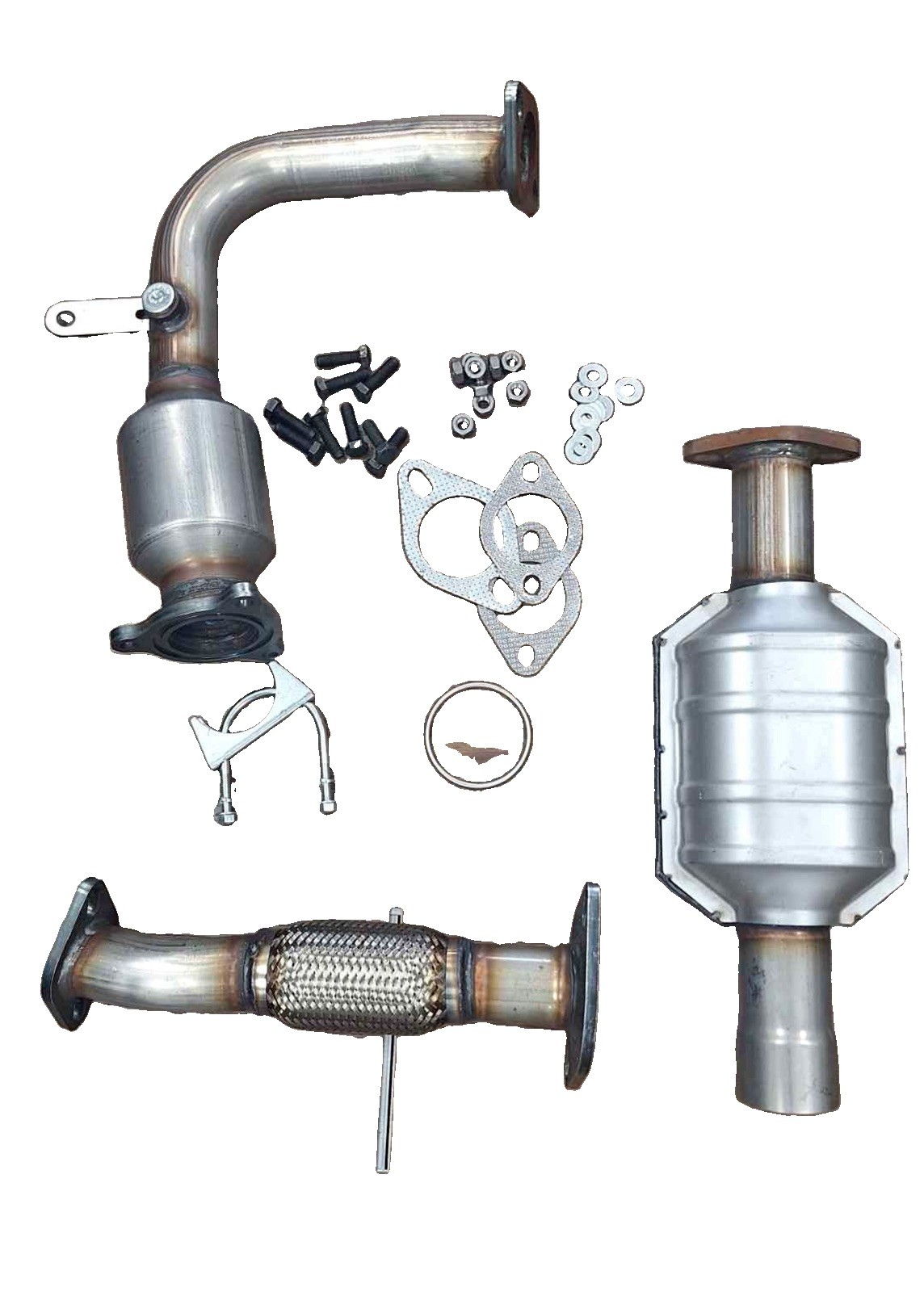 Both Front+Rear Catalytic Converter For 2010-2014 Chevy Equinox GMC Terrain 2.4L Both Front+Rear Catalytic Converter For 2010-2014 Chevy Equinox GMC Terrain 2.4L