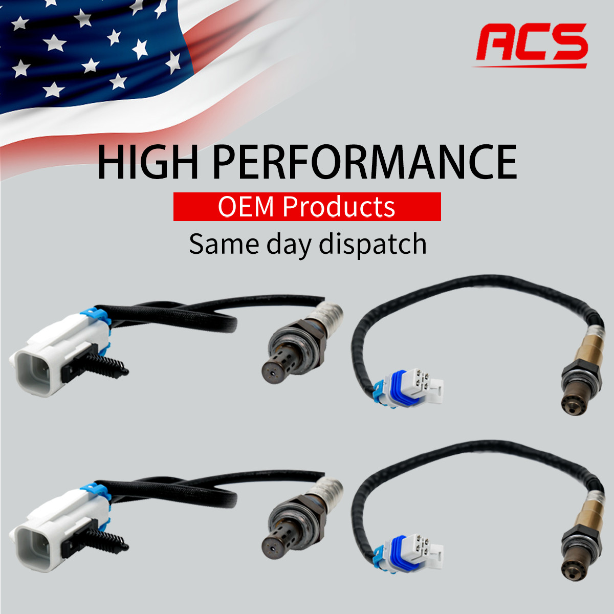4PCS OEM Up+Downstream Oxygen O2 Sensor For Cadillac Chevy GMC 4.8/5.3/6.0/6.2L
