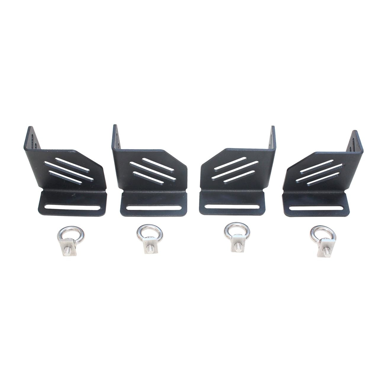 MaxxHaul 50845-4 Pieces Platform Cargo Corner Brackets with Stainless Steel