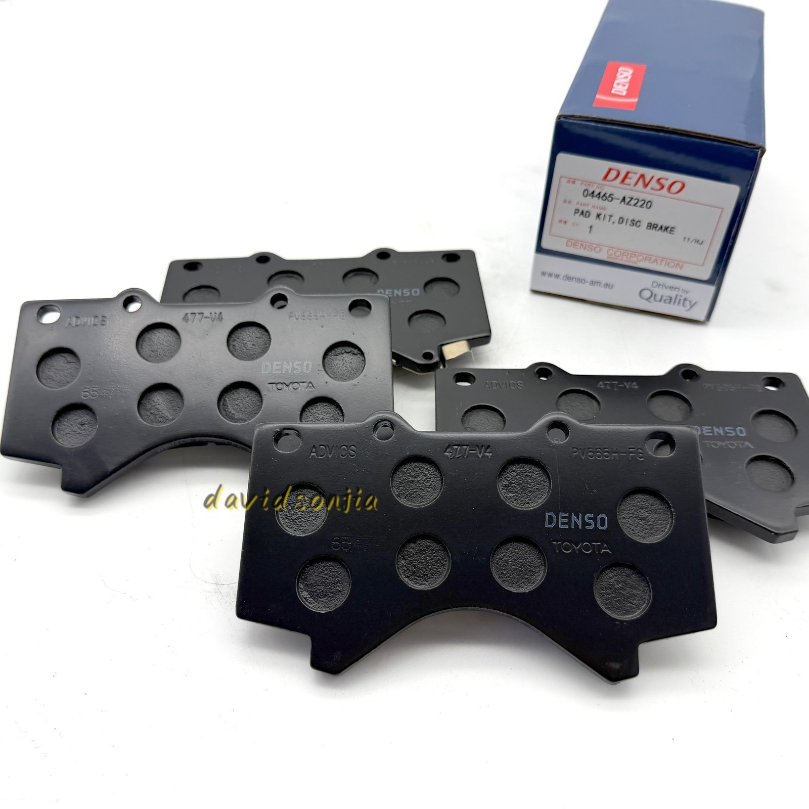 2007 - 2021 Toyota Tundra Front Brake Pads NEW DENSO 04465-AZ220 AZ320