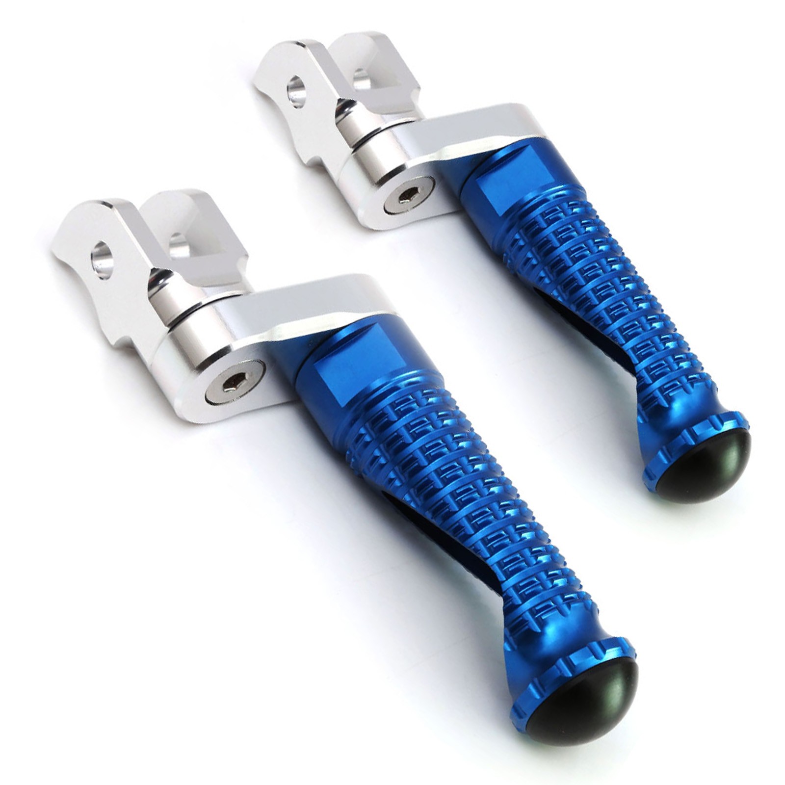 MPRO 1 inch Riser Blue Front Foot Pegs For Dyna 10 11 12 13 14 15 16 17