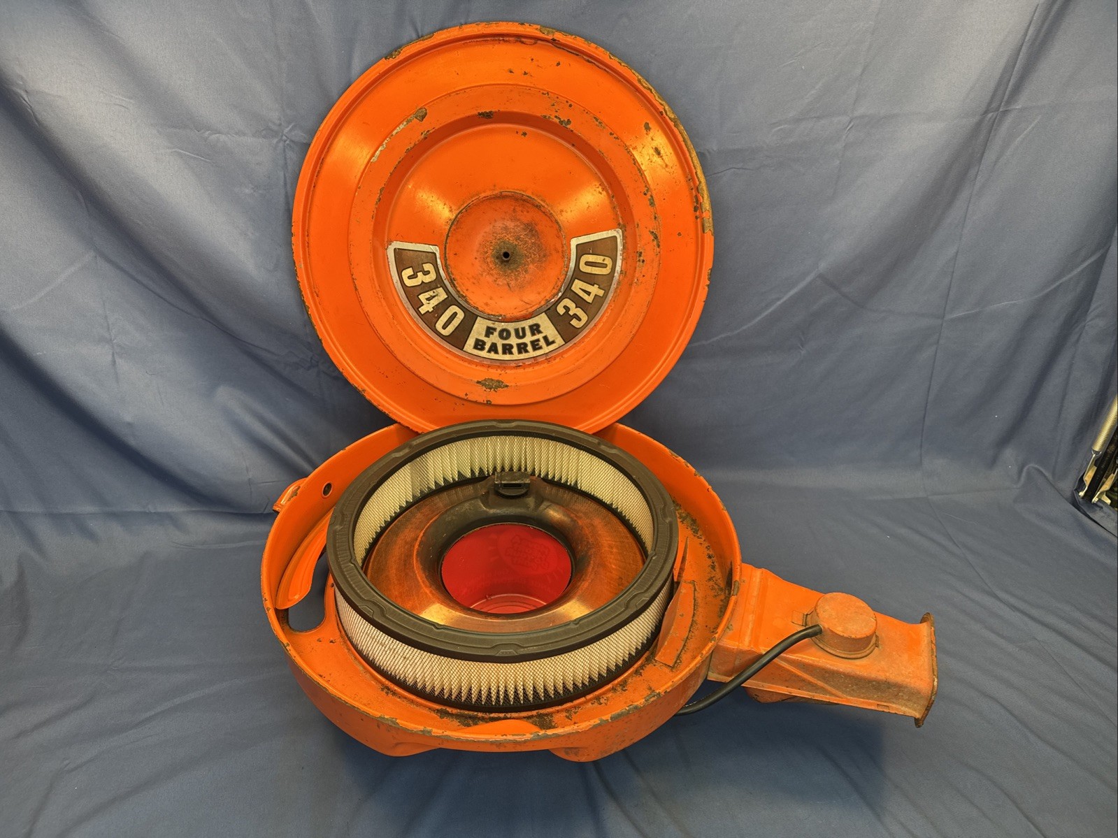 1972 Original Mopar 340 Air Cleaner with Flapper Door A B E Body