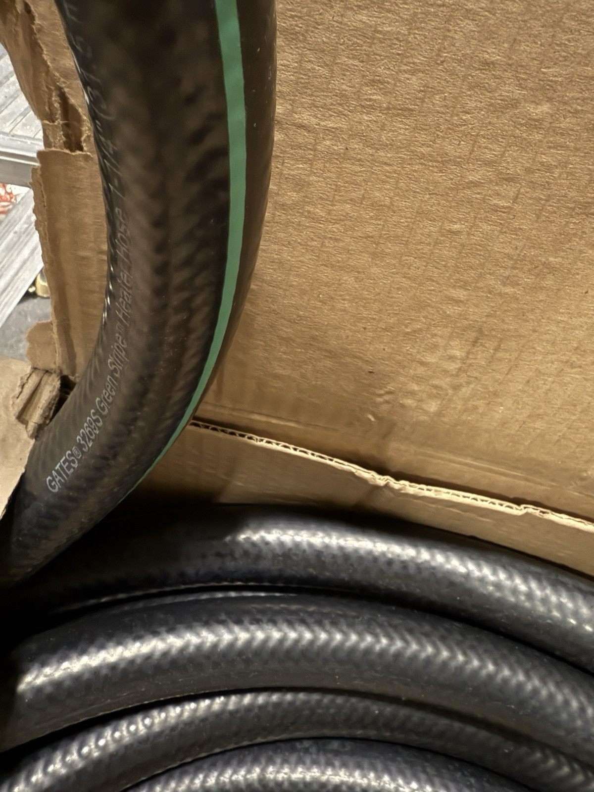 Gates 28445-Green Stripe Heavy-Duty Straight Heater Hose 1 1/4” X 50’ For F-650