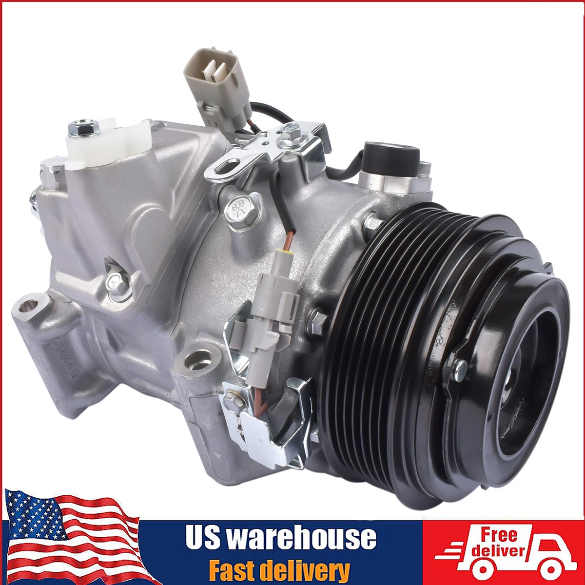 For 2008-2010 Toyota Highlander 3.5L A/C Compressor with Clutch 883204815084