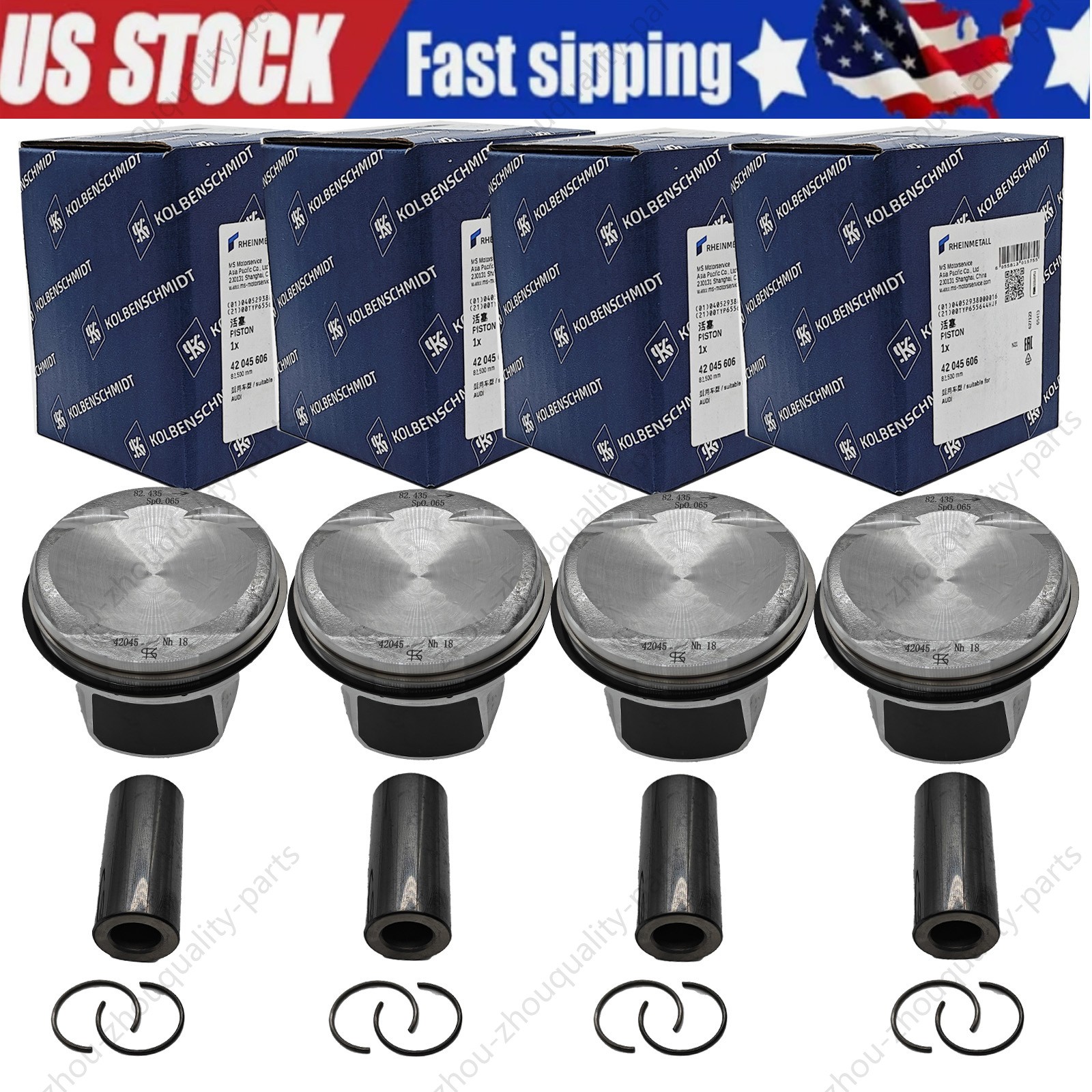 4X PISTON & RING Φ23MM FOR VW JETTA GOLF PASSAT B7 1.8TSI CPKA CPRA 06L107065AS 4X PISTON & RING Φ23MM FOR VW JETTA GOLF PASSAT B7 1.8TSI CPKA CPRA 06L107065AS