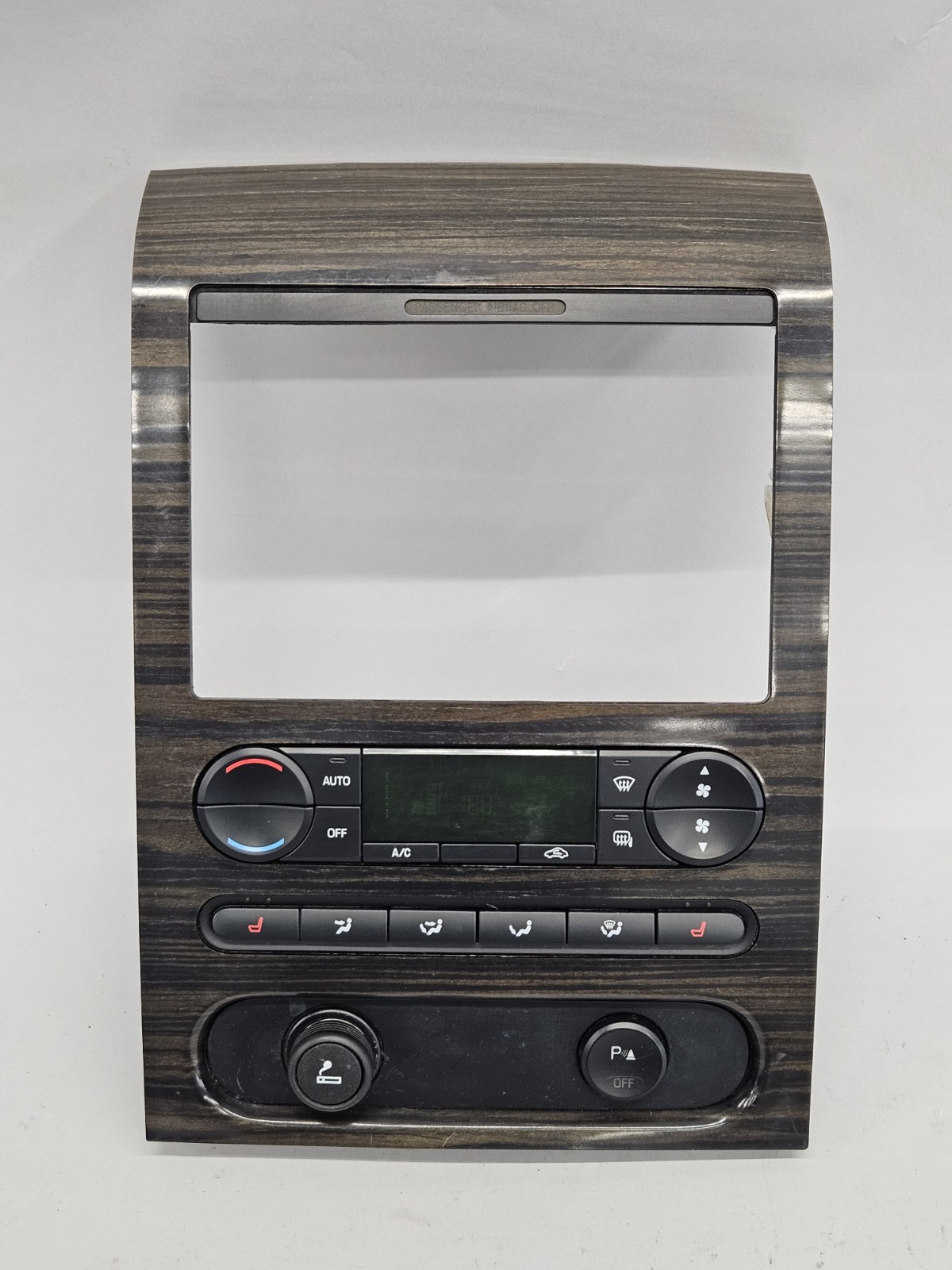2006-2008 Lincoln Mark LT Woodgrain Radio Bezel Dash Trim Climate Control OEM