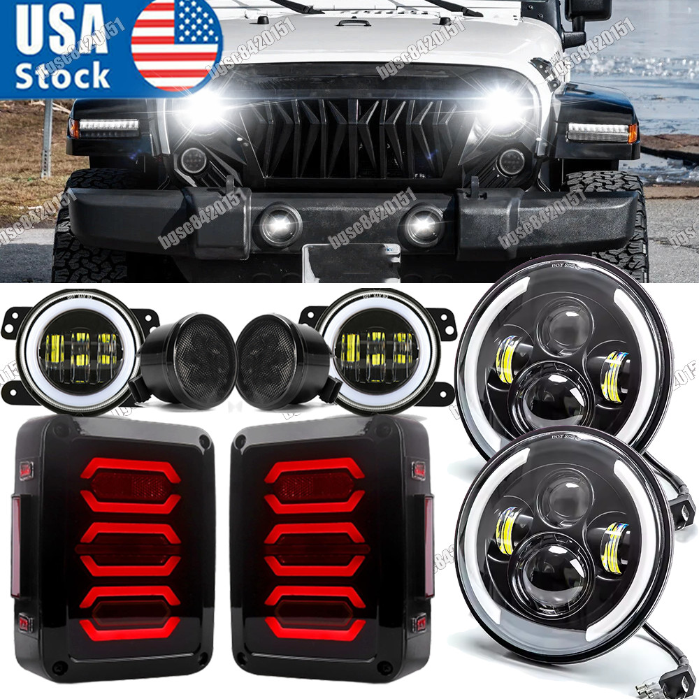 8pcs Led Combo Kits Smoke Tail Lamp 7\
