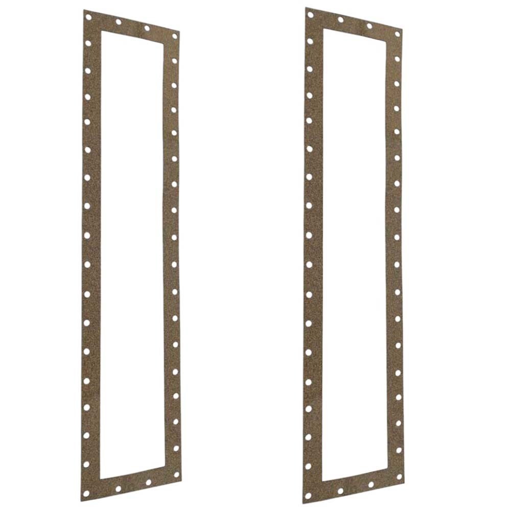 Radiator Tank Gaskets Fit Kenworth W900 T600 T800 1-Pair Cork 40 Bolt Holes