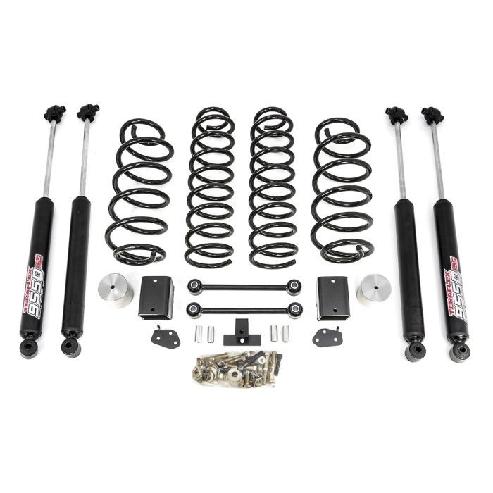 2.5\'\' Coil Spring Lift Kit With Teraflex 9550 Shocks 2018-2026 Jeep JL Wrangler