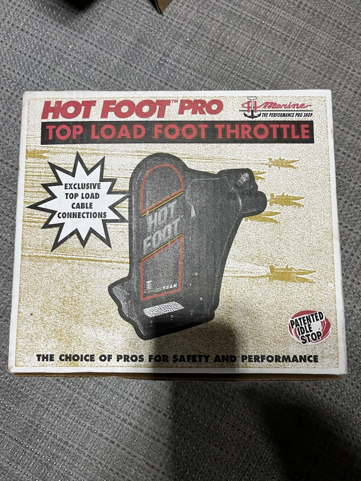 T-H Marine Hot Foot Pro Top Load Foot Throttle HF-1T-DP  OMC/MERCURY