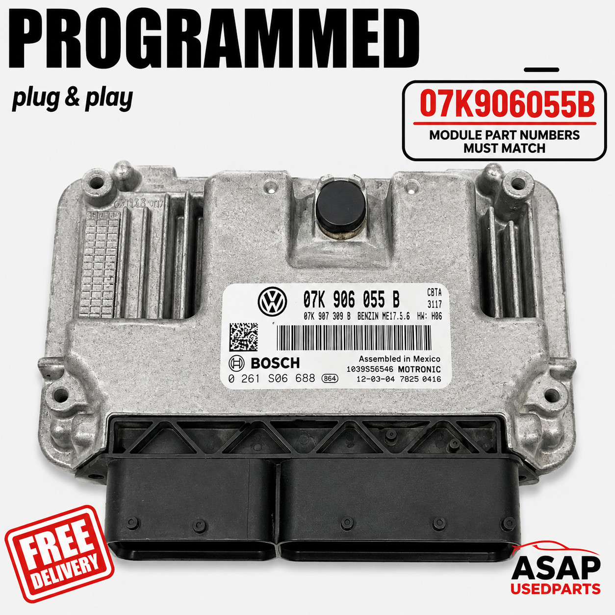 🍎 PROGRAMMED PLUG & PLAY ECM ECU 2.5L 12-14 VW BEETLE 07K906055B 🍎. 🍎 PROGRAMMED PLUG & PLAY ECM ECU 2.5L 12-14 VW BEETLE 07K906055B 🍎.