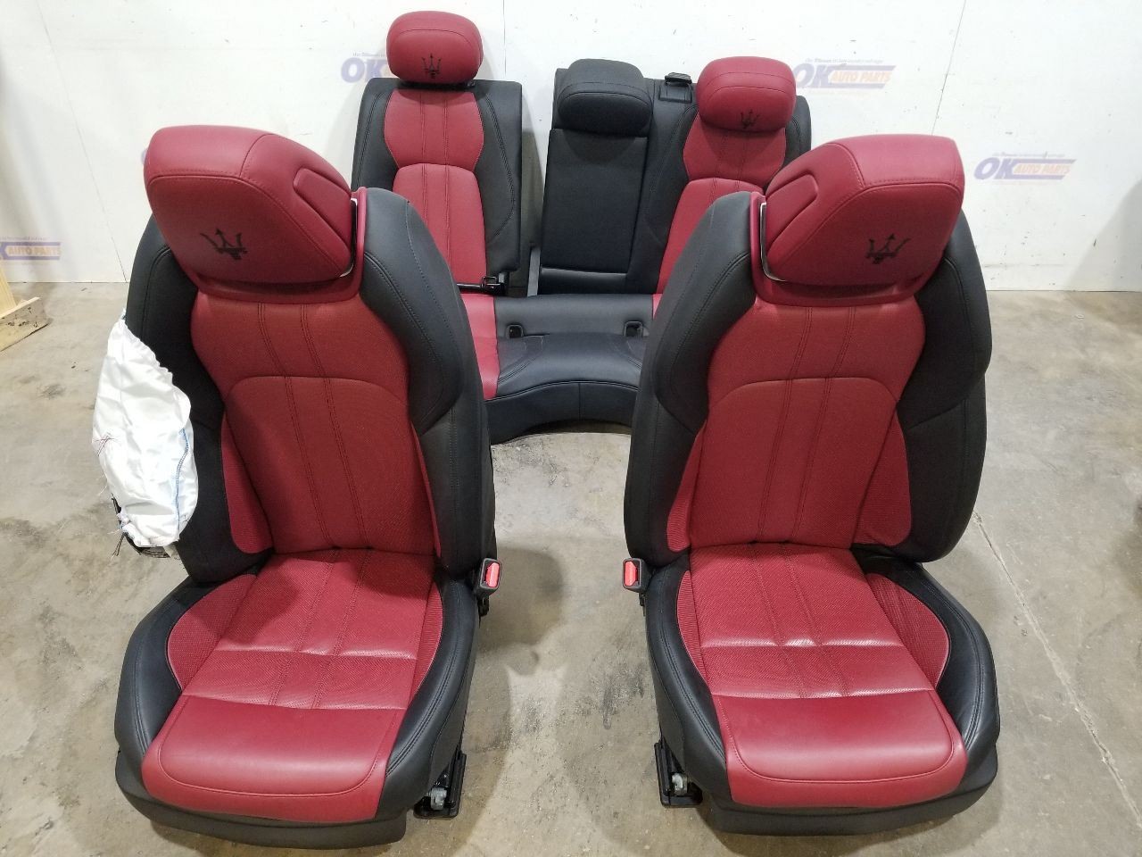 20 2020 MASERATI LEVANTE SQ4 GRANSPORT COMPLETE INTERIOR SEAT SET LEATHER 