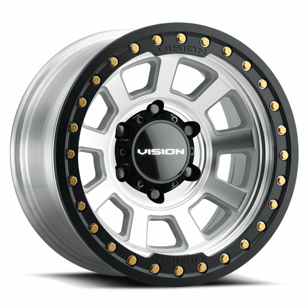Vision Wheel 350 Ojos 15x8 5x5.5 -28mm Machined 350BL5827ACBR-28