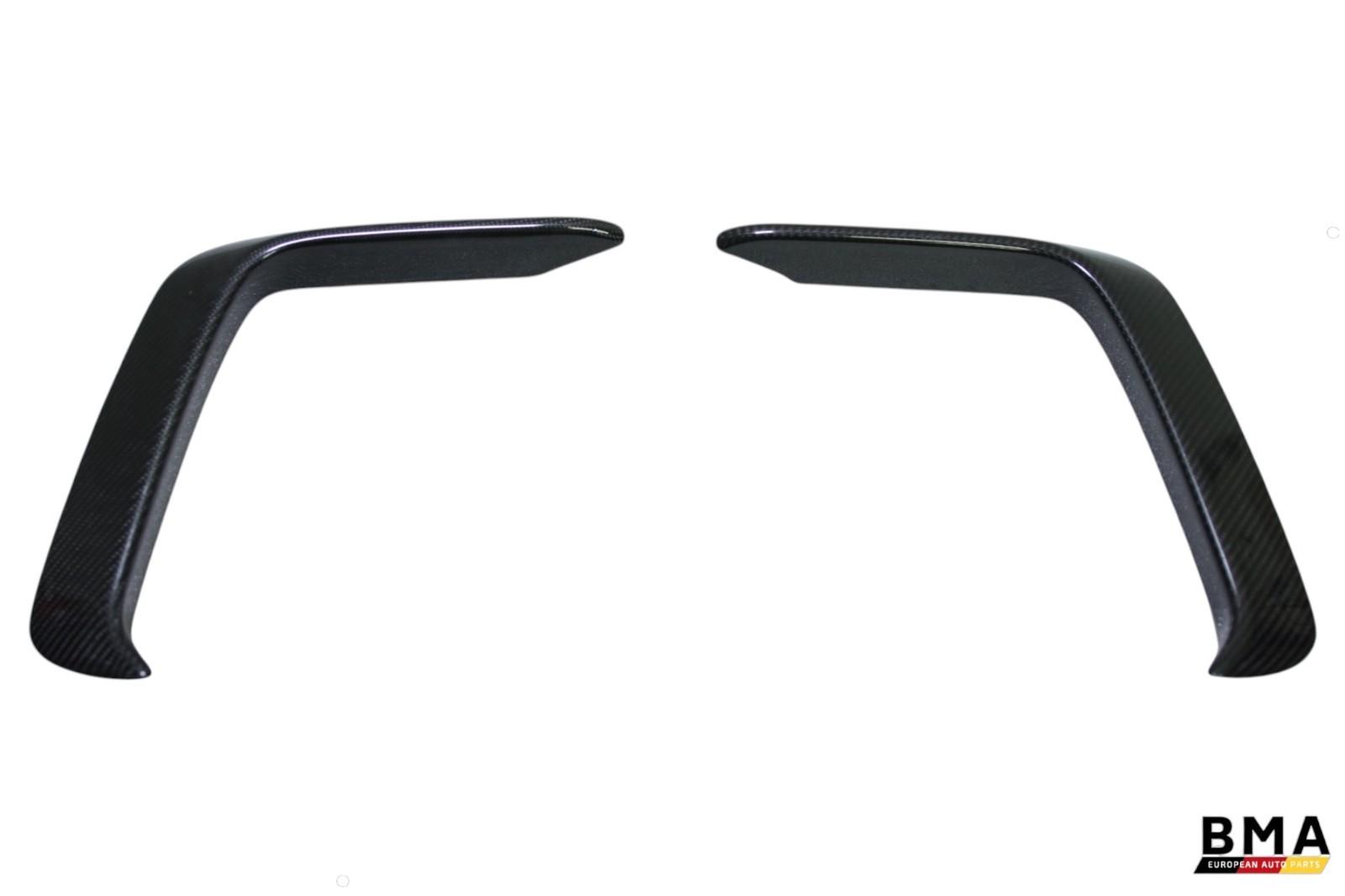 Maserati GranTurismo Trofeo Front Bumper Carbon Fiber Trim Set (2) 2024 2025 OEM