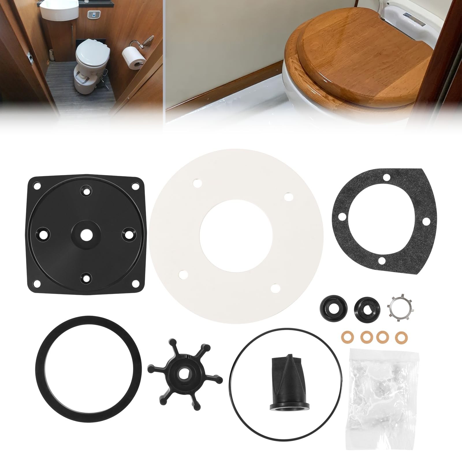 Marine Toilet Service Kit Replacement for Jabsco 37040-0000 - High-Quality Parts