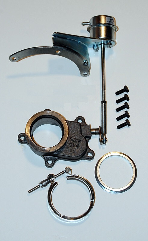 Internal Wastegate Conversion Kit T3T4 To4e 5bolt Swingvalve + Actuator T3 8PSI