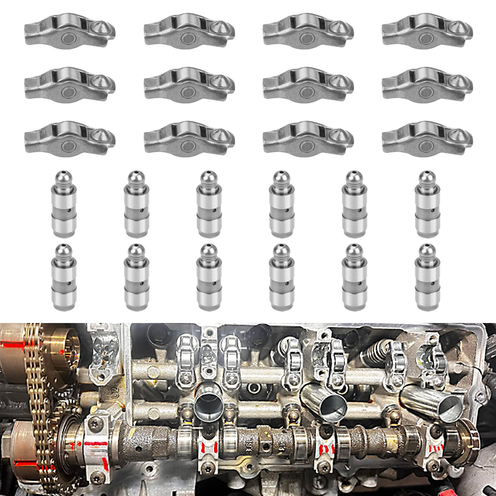 24X Lifter & Valve Rocker Arm 5184296AH 5184332AA for Dodge Ram
