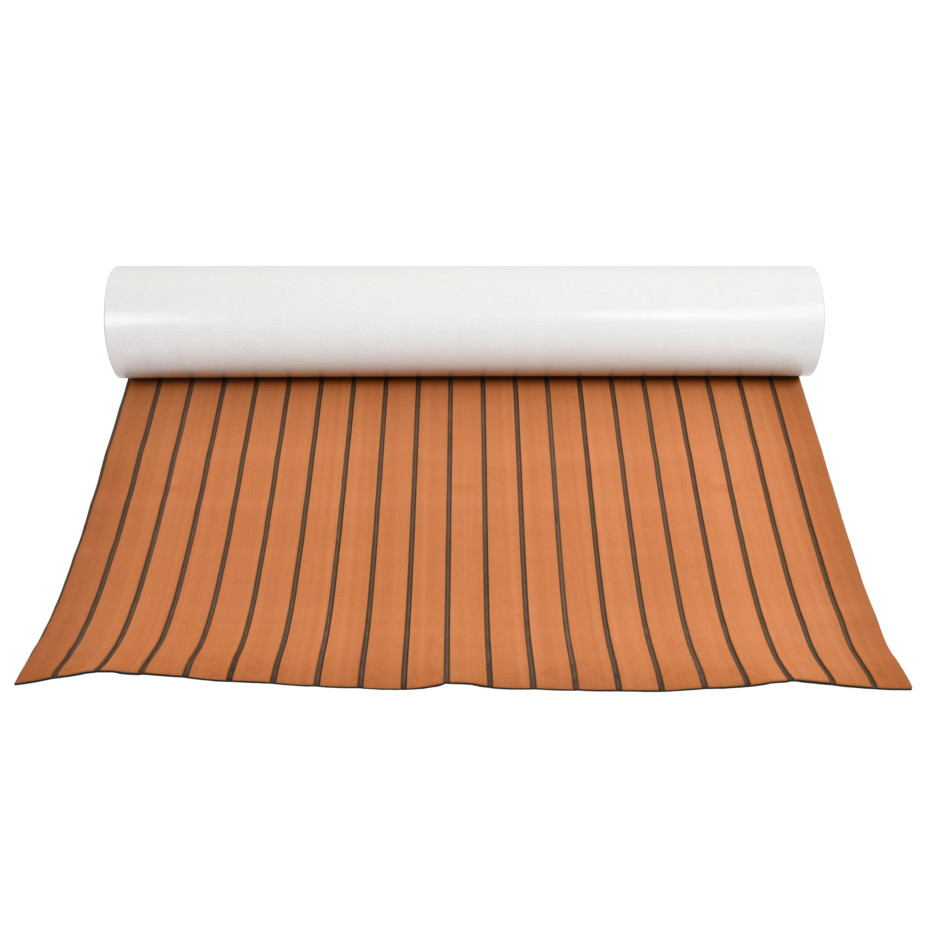 95in Deluxe EVA Foam Boat Marine Flooring Mat Faux Teak Decking Yacht Sheet Pad