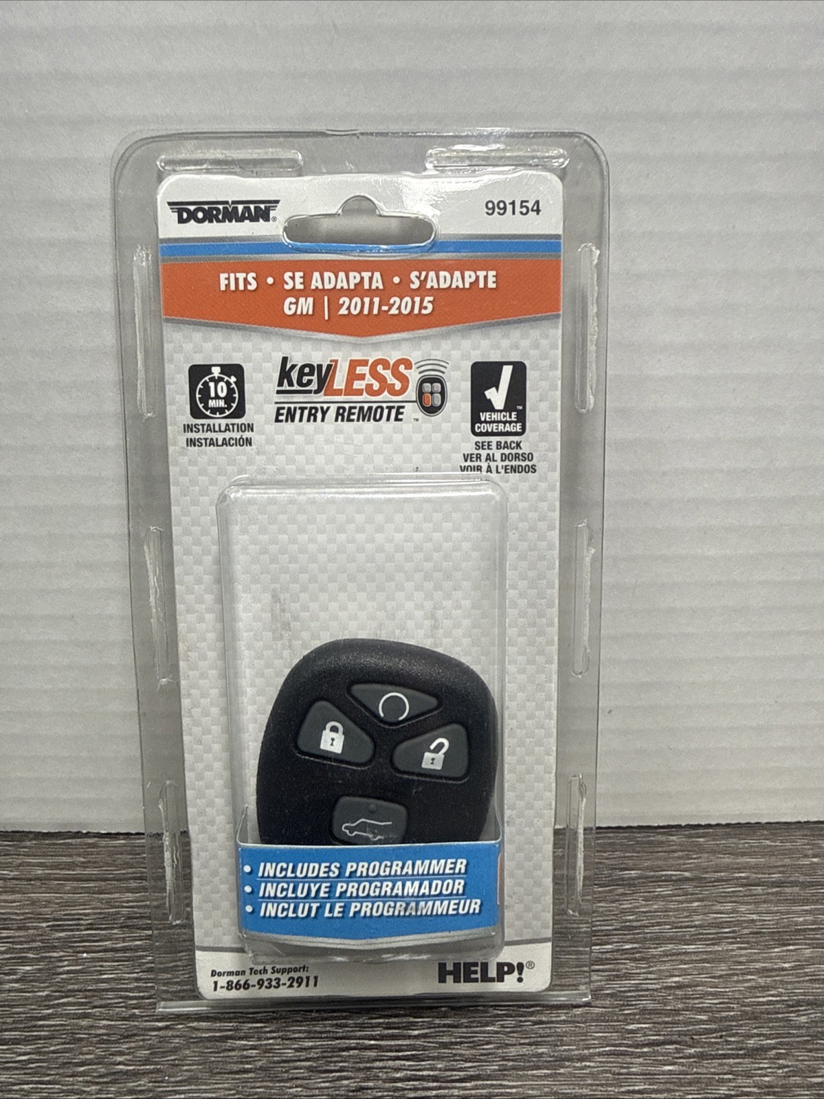 99154 Keyless Entry Remote 5 Button Compatible with Select Models (OE FIX)