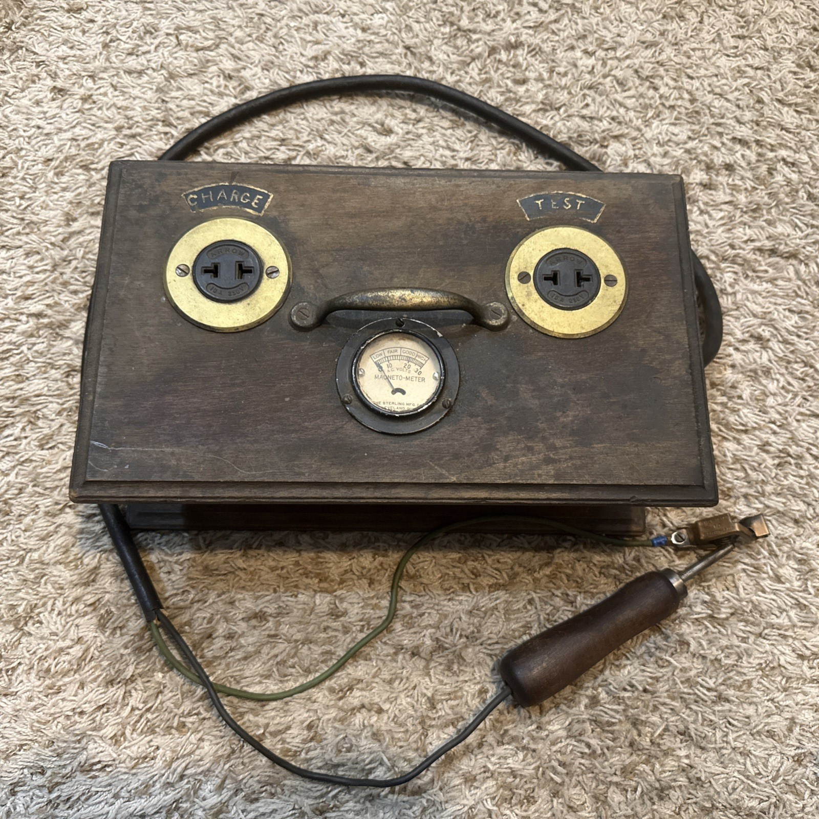 Vintage Magneto Charger Tester Auto Motorcycle Hit Miss Gas Engine