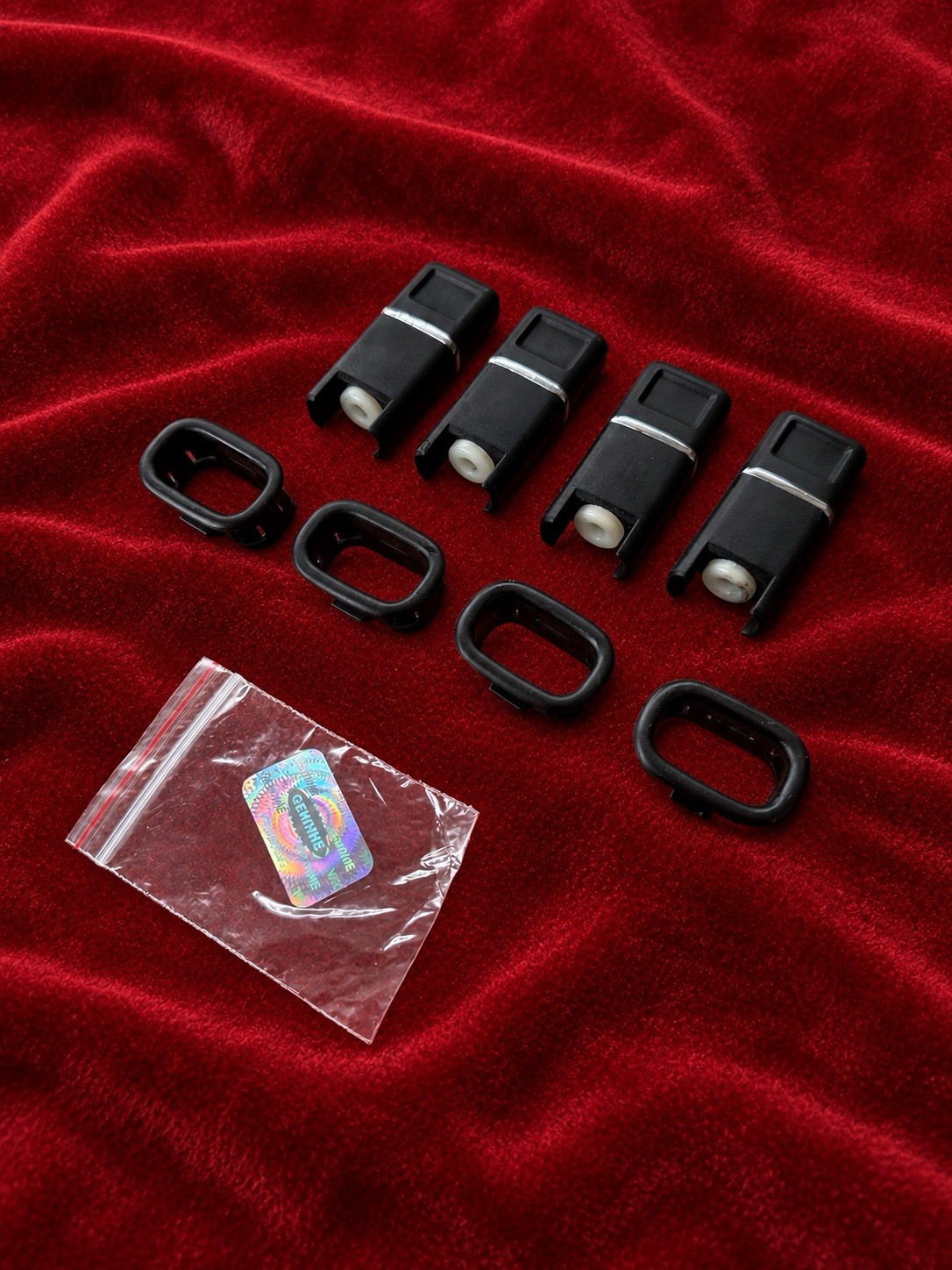🏷️1991-98 OEM Mercedes W140 Set Trim Rings Around Knob + Lock Knobs Indicators