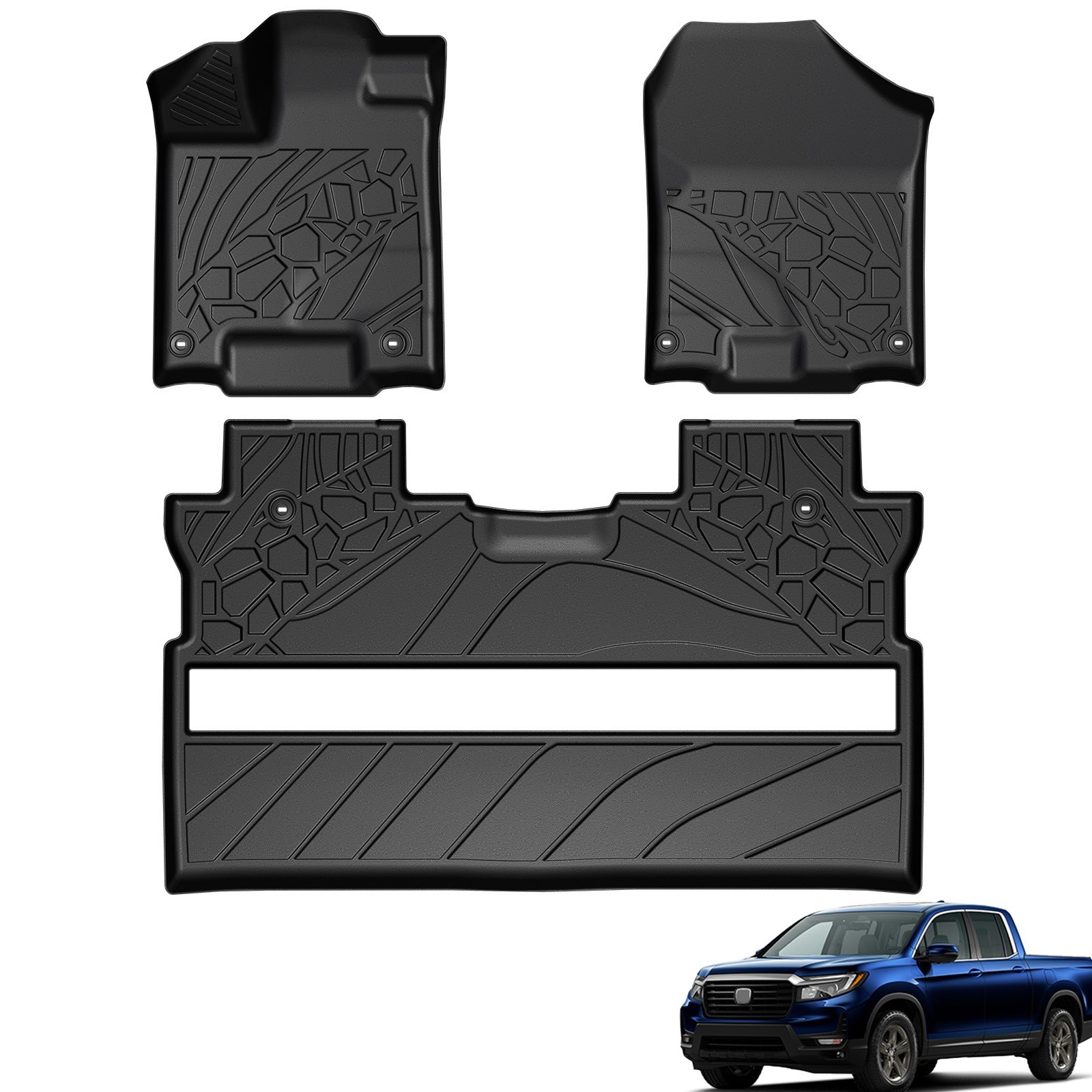 All Weather Floor Mat for 2017-2025 2026 Honda Ridgeline
