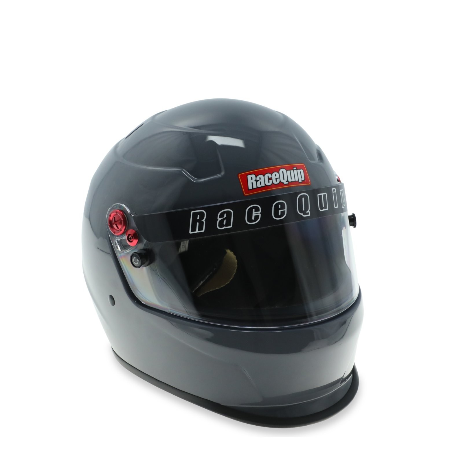 RaceQuip 277665RQP PRO25 Full Face Helmet, Gloss Steel - Large
