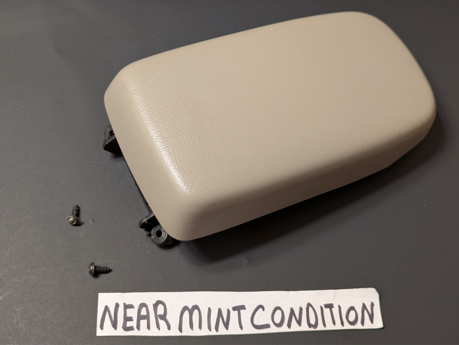2009-2013 Toyota Corolla Center Console Armrest Storage Lid Hinge OEM Beige NICE