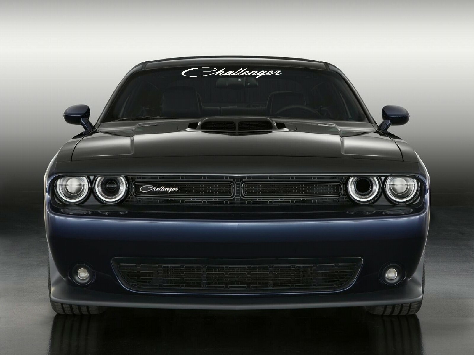 Challenger Windshield Banner Decal 3\