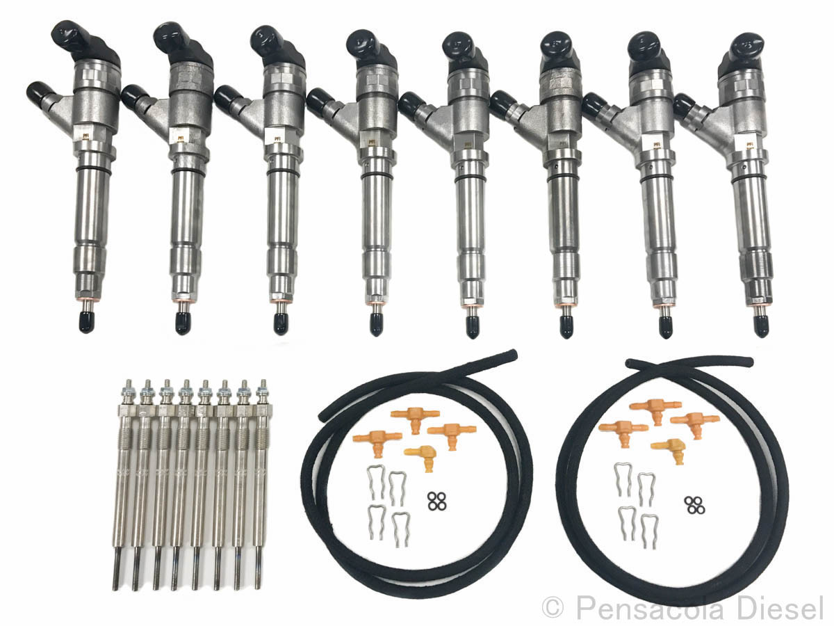 04.5-05 GM Chevrolet 6.6L Duramax LLY Diesel Fuel Injector Superkit - Cores Due