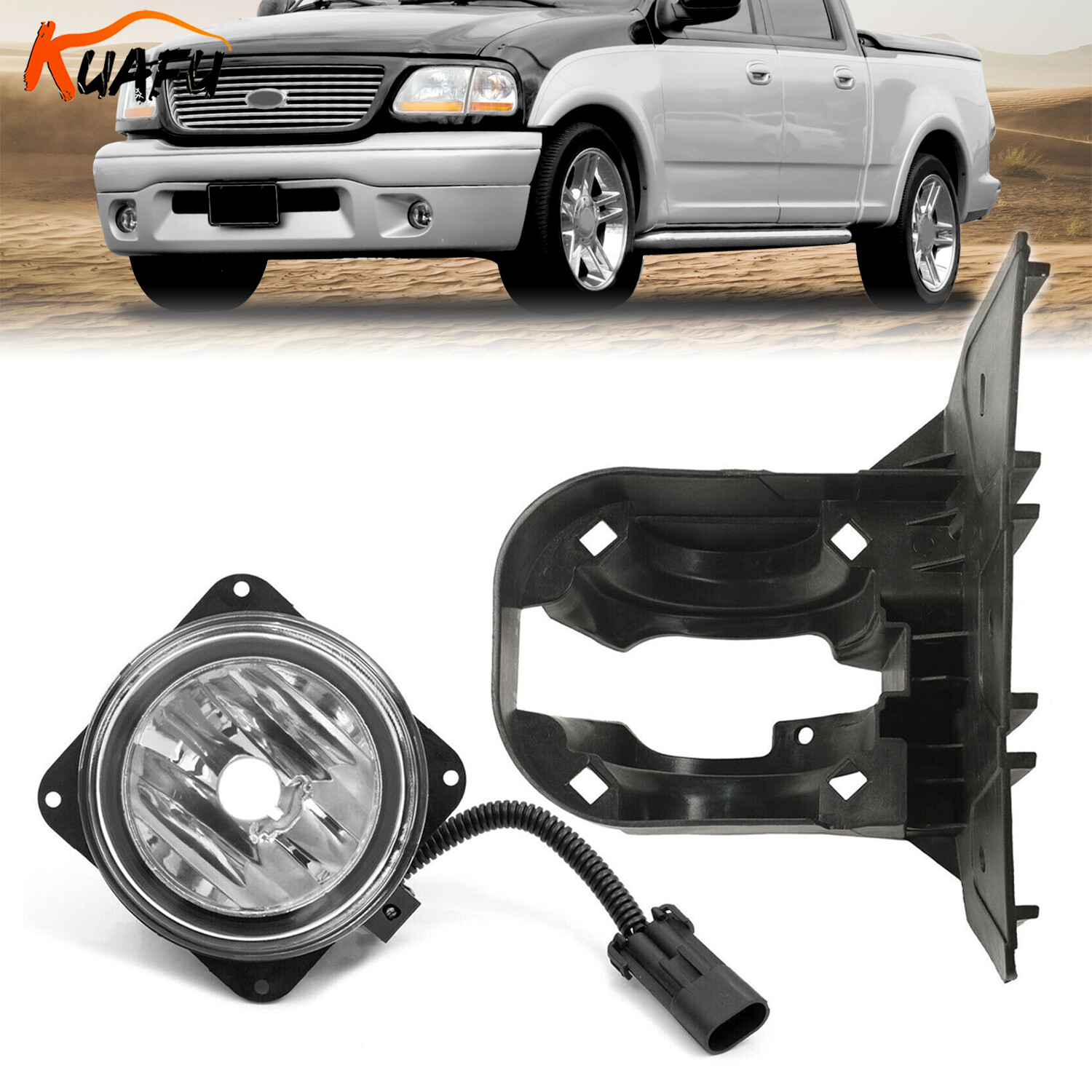 KUAFU FOR 00-04 01 02 03 Ford F-150 Harley Davidson Fog Light Lamp Driver Left KUAFU FOR 00-04 01 02 03 Ford F-150 Harley Davidson Fog Light Lamp Driver Left