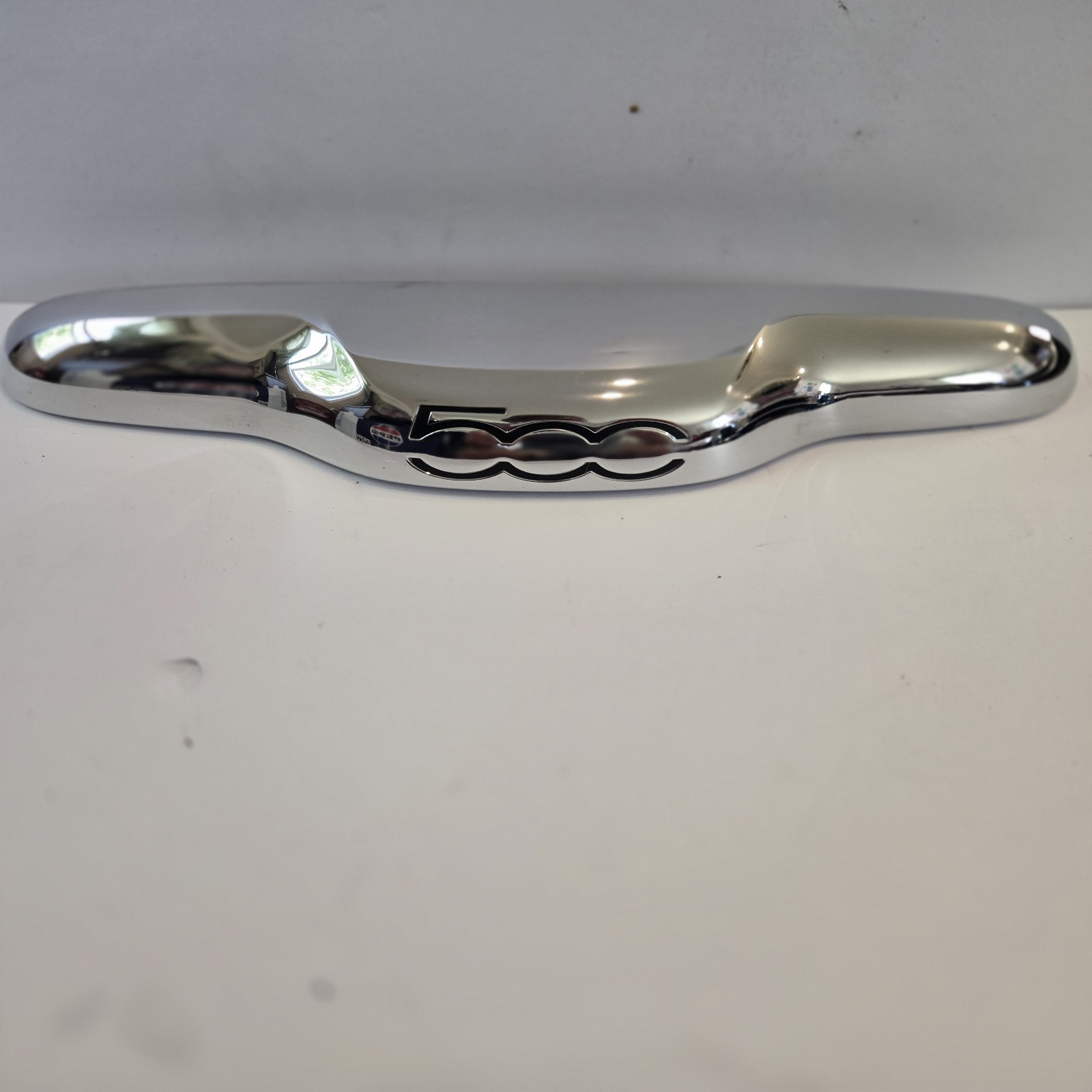 OEM 2012-2017 Fiat 500 REAR TRUNK CHROME MOLDING TRIM HANDLE PLATE LIGHT TESTED